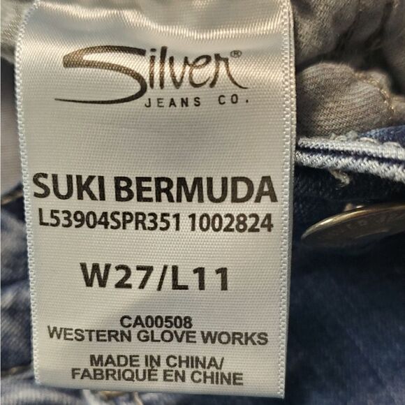 Silver Suki Bermuda Denim Shorts - Picture 4 of 4